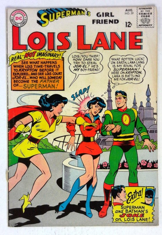 Superman's Girlfriend Lois Lane #59 Jor-El Lara National Comics (1965) VG