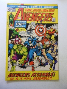 The Avengers #100 (1972) VG Condition moisture stains