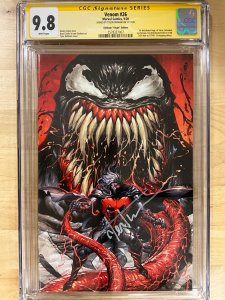 Venom #26 Kirkham Cover E (2020) CGCSS 9.8 Signed by Tyler Kirkham