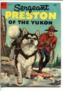 SGT PRESTON OF THE YUKON #14-1955-DELL--RCMP STORIES-RIVER RESCUE -fn