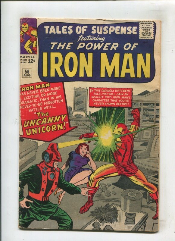 TALES OF SUSPENSE #56 (4.0/4.5) UNICORN!! 1964