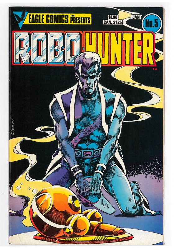 Robo-Hunter (1984) #1-5 NM, complete series