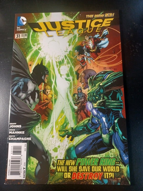 Justice League #31 NM- 1st Full Jessice Cruz Appearance DC Comics c213