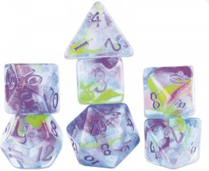 Watercolors Rpg Dice Set (c: 0-1-2) Alliance Games Distributors Comic Book