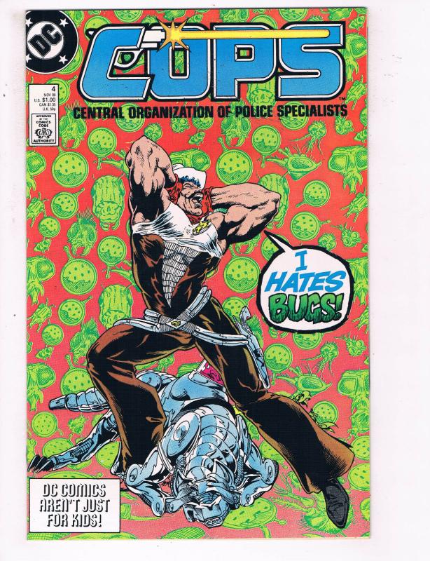 Cops #4 VF DC Comics Comic Book Nov 1988 DE22