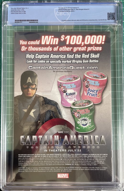 Ultimate Fallout 4 - First Miles Morales - CBCS 9.4