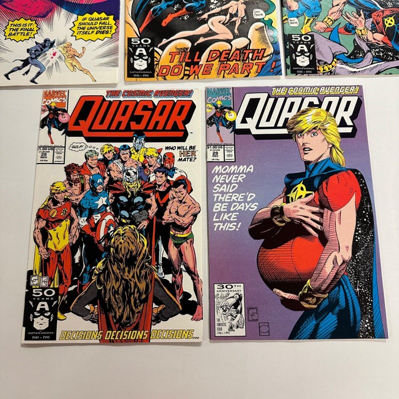 5 Quasar Marvel Comic Books # 25 26 27 28 29  Hulk Thor Avengers  39 CT1