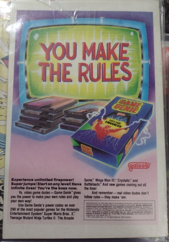 X-FACTOR ANNUAL  #7  1992 MARVEL DISNEY  BARCODE VARIANT NEWSTAND SHATTERSHOT