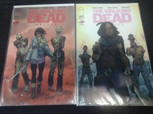 The Walking Dead Deluxe #19 LOT OF 8 VARIANTS FIRST MICHONNE COLOR REPRINT 2021