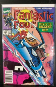 Fantastic Four #341 Newsstand Edition (1990)