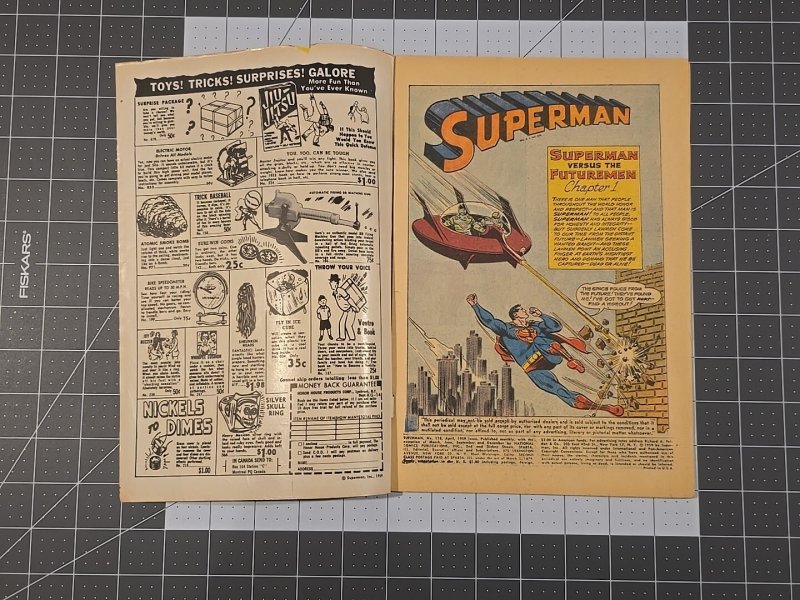 Superman #128 ?-1st appearance of The Future Men (DC Comics April 1959)