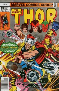 Thor #271 FN ; Marvel | Iron Man Walter Simonson May 1978