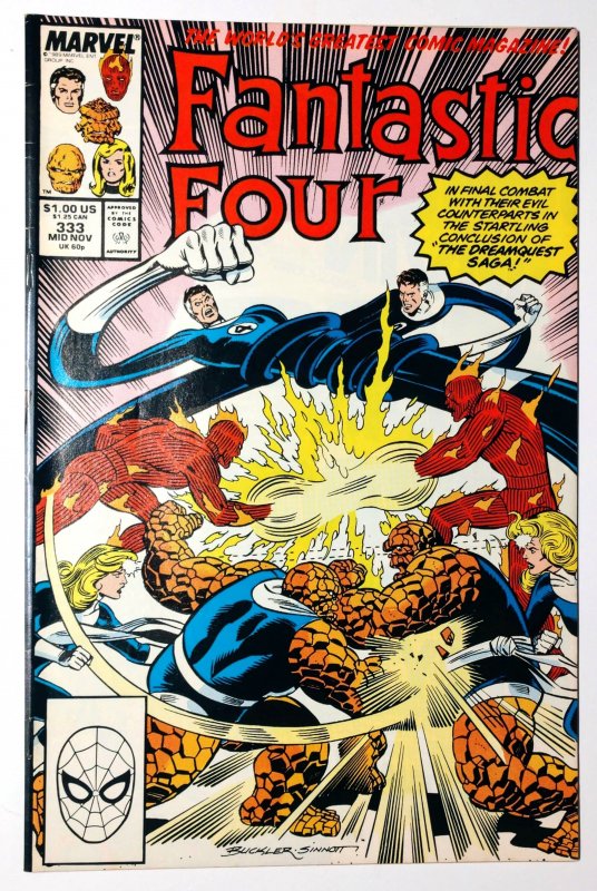 Fantastic Four #333 (FN/VF, 1989)