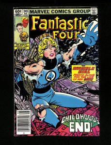 Fantastic Four #245 Newsstand Variant Invisible Girl!