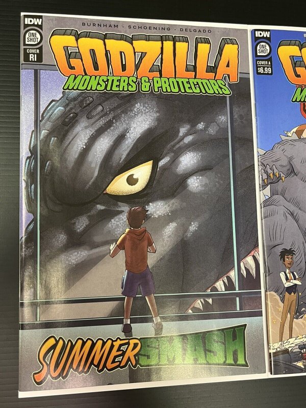 GODZILLA MONSTERS PROTECTORS SUMMER SMASH #1 A + 1:10 IN-HAND 2023 PROSHIPPER