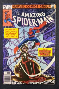 Amazing Spider-Man (1963) #210 FN/VF (7.0) 1st App Madame Web John Romita Jr un