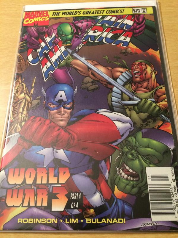 Captain America #13 Heroes Reborn World War 3