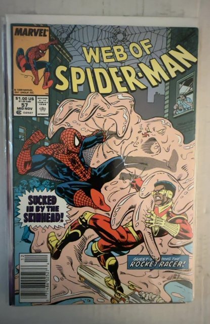 Web of Spider-Man #57 NEWSSTAND EDITION