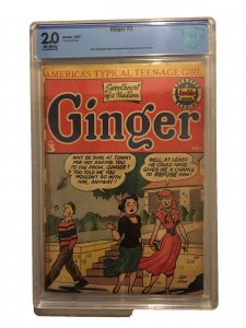 Ginger #3 CBCS 2.0 Archie GGA Lingerie Panel Pre-Code Low Overall Census 1952