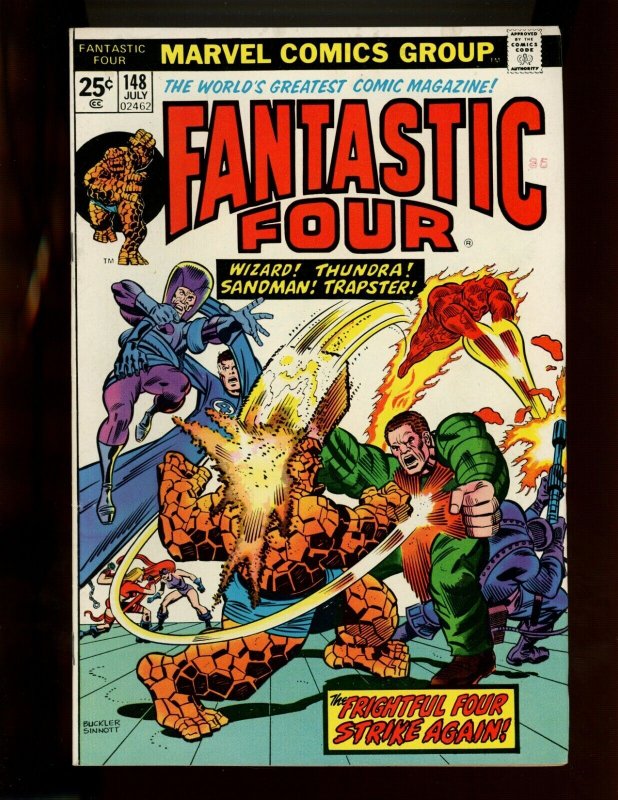 (1974) Fantastic Four #148 - BRONZE AGE! VS. THE FRIGHTFUL FOUR! (7.0)