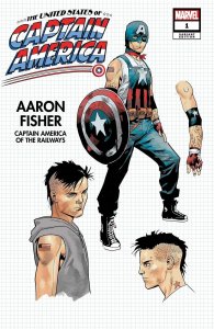 United States Captain America #1 Bazaldua Design Var Marvel Comics Comic Book