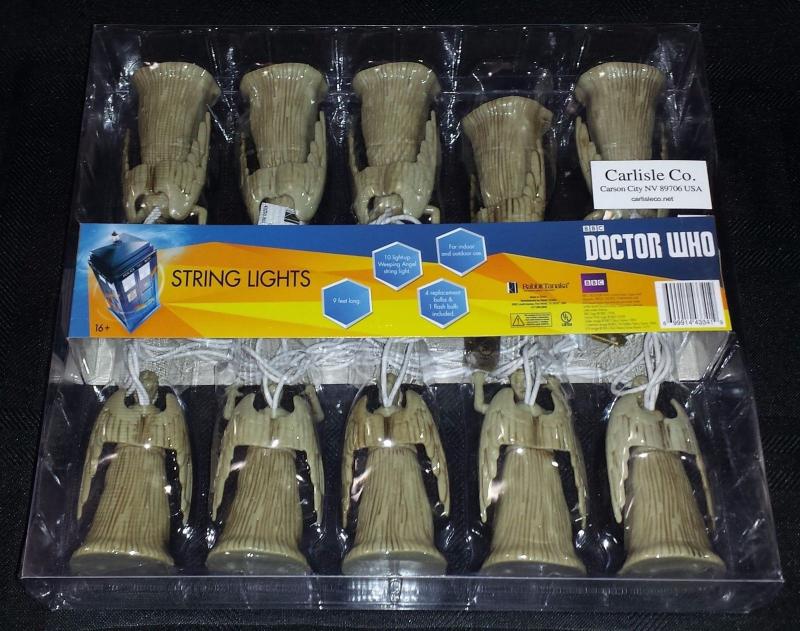 Doctor Who Weeping Angel String Lights (Carlisle Co.) - New!