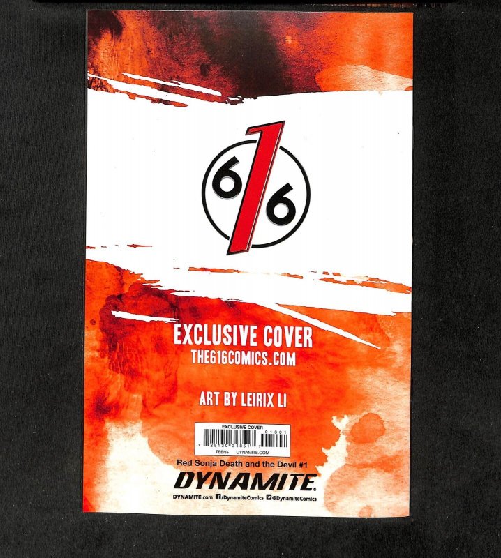 Red Sonja: Death and the Devil #1 (Dynamite Entertainment, 2024) Lesley Leiri...
