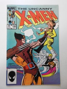 The Uncanny X-Men #195 (1985) FN Condition! small moisture stain fc