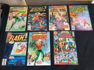MISC DC COMICS 7PC #1,5,20,295,304,478(7.0)THE FLASH,SUPERMAN(1980-81,87)