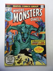 Where Monsters Dwell #28 (1974) VG Condition