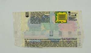 Hostess Teenage Mutant Ninja Turtles Pies EMPTY Wrapper 1991 LEONARDO TMNT pie