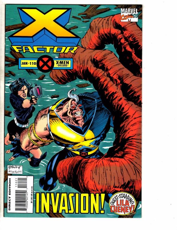9 X-Factor Marvel Comic Books # 106 107 108 109 110 111 112 113 100 X-Men J202