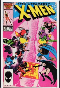 The Uncanny X-Men #208 (1986) X-Men