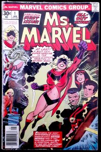 Ms. Marvel #1 (1977) VG KEY 1st CAROL DANVERS as Ms MARVEL, GO-GO GIRL COSTUME!