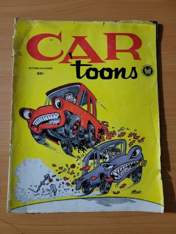 CARtoons Car Toons Magazine #8 October - November 1962 ~ GOOD GD ~ 