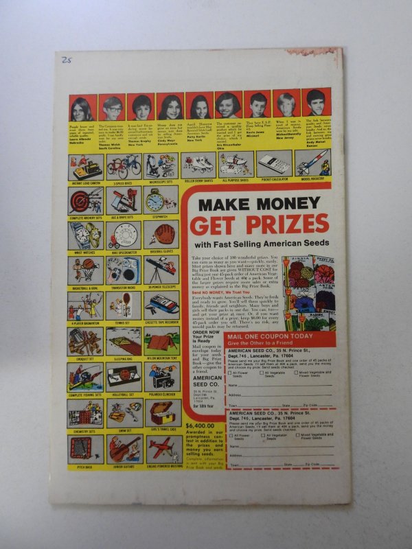 Omega the Unknown #7 (1977) VF- condition ink back cover