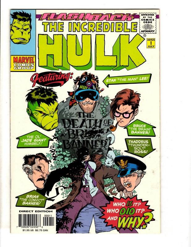 9 Hulk Marvel Comics #458 459 + Annuals 16 17 18 97' Future 1 Unleashed 1 -1 DB1