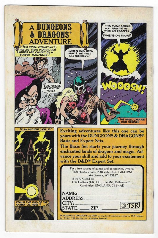 Warlord #62 Newsstand Edition (1982)