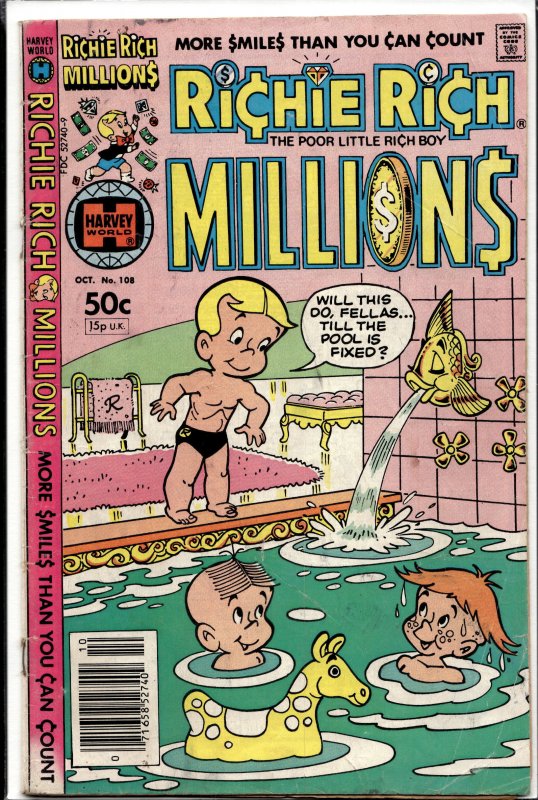 Richie Rich Millions #108 (1981) Richie Rich