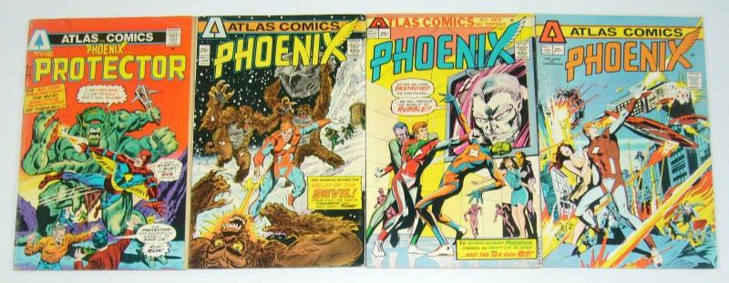 Phoenix #1-4 VG complete series - atlas comics 1975 bronze age super hero 2 3