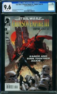 Star Wars: Crimson Empire III - Empire Lost #5 (2012) CGC 9.6 NM+