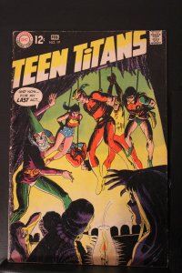 Teen Titans #19 (1969) Mid-High-Grade FN/VF 1st Punch! Nice black cover!