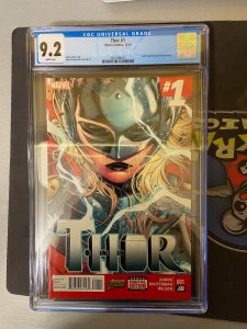 THOR #1 Oct 1, 2014 CGC 9.2