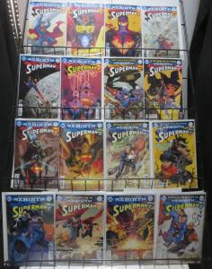 SUPERMAN:REBIRTH (2016) COLLECTION! 16 BOOKS,VARIANTS,VF-NM BAGGED/BOARDED