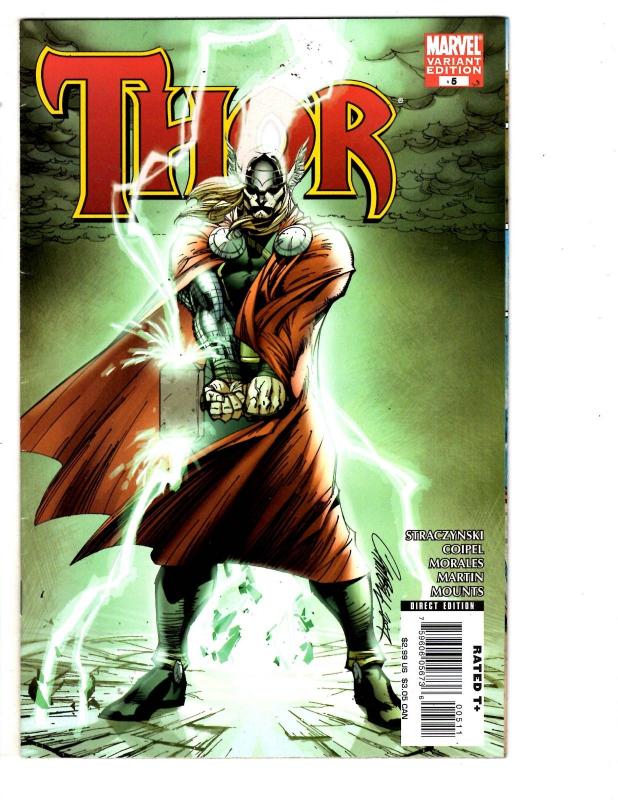 6 Thor Marvel Comic Books # 1 2 3 4 5 6 J. Michael Straczynski Copiel BH40