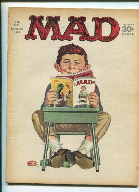 MAD #101 (5.0) DESK COVER 1966