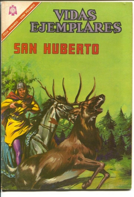 Vidas Ejemplares #230-1966-EN-San Huberto.-Spanish language-VG