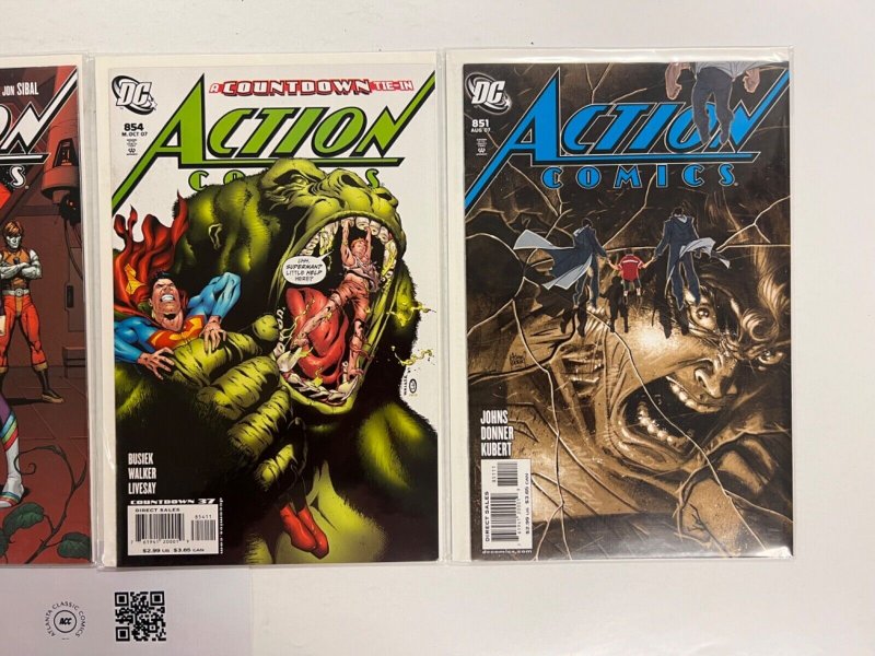 4 Action Comics DC Comic Books # 851 854 862 865 Batman Superman Flash 62 JS35