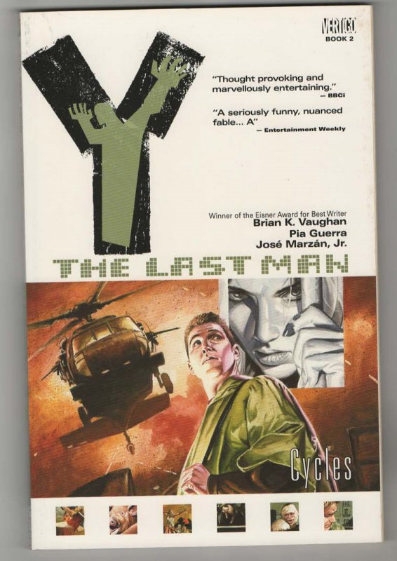 DC & Vertigo! Y The Last Man Book 2: Cycles! Trade Paperback!