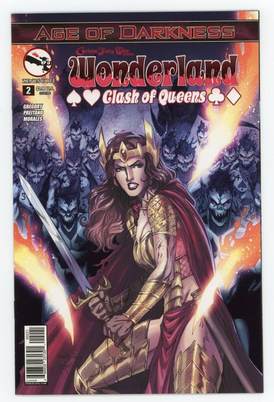 Grimm Fairy Tales presents Wonderland: Clash of Queens #2 Zenescope Variant B...
